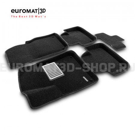 Текстильные 3D коврики Euromat3D Lux в салон для Audi Q7 (2015-) № EM3D-001108 Текстильные 3D коврики Euromat3D Lux в салон для Audi Q7 (2015-) № EM3D-001108