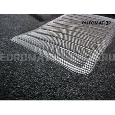 Текстильные 3D коврики Euromat3D Business в салон для Infiniti JX, QX60 (2012-2015-) № EMC3D-003723