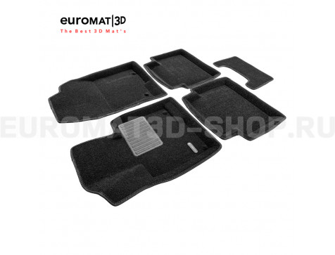 Текстильные 3D коврики Euromat3D Business в салон для Mazda CX-5 (2017-) № EMC3D-003414
