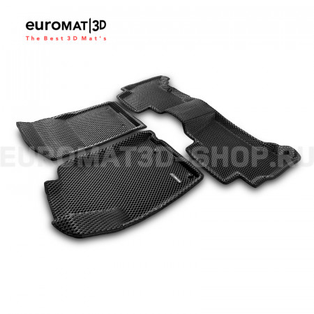 3D коврики Euromat3D EVA в салон для Toyota Land Cruiser Prado 150 (2010-2014) № EM3DEVA-005115