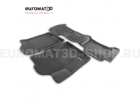 3D коврики Euromat3D EVA в салон для Nissan Patrol (2010-) № EM3DEVA-002813