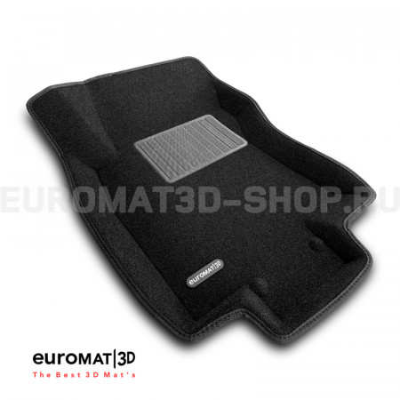 Текстильные 3D коврики Euromat3D Premium в салон для Nissan Qashqai (2016-) № EMPR3D-003722