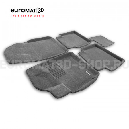 Текстильные 3D коврики Euromat3D Business в салон для Exeed VX (2021-2023) № EMC3D-001424G Серые Текстильные 3D коврики Euromat3D Business в салон для Exeed VX (2021-2023) № EMC3D-001424G Серые