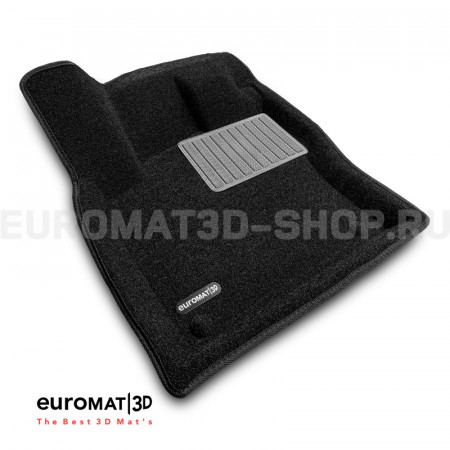 Текстильные 3D коврики Euromat3D Premium в салон для Volkswagen Tiguan L (2020-2024) № EMPR3D-005415.2