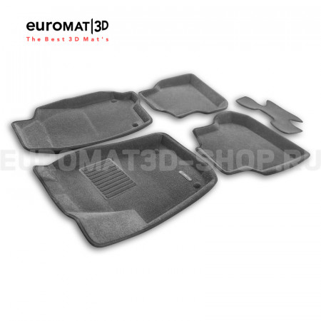 Текстильные 3D коврики Euromat3D Business в салон для Volkswagen Polo SD/HB (2010-) № EMC3D-005416G Серые Текстильные 3D коврики Euromat3D Business в салон для Volkswagen Polo SD/HB (2010-) № EMC3D-005416G Серые