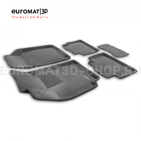 Текстильные 3D коврики Euromat3D Business в салон для Chevrolet Lacetti (2004-2013) № EMC3D-001506G Серые Текстильные 3D коврики Euromat3D Business в салон для Chevrolet Lacetti (2004-2013) № EMC3D-001506G Серые